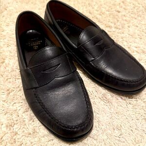 Brooks Brothers black penny loafers 8.5